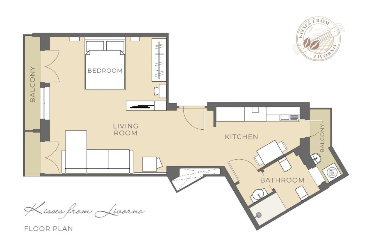 Kisses From Livorno Open Space Apartment - No Pets Allowed Esterno foto